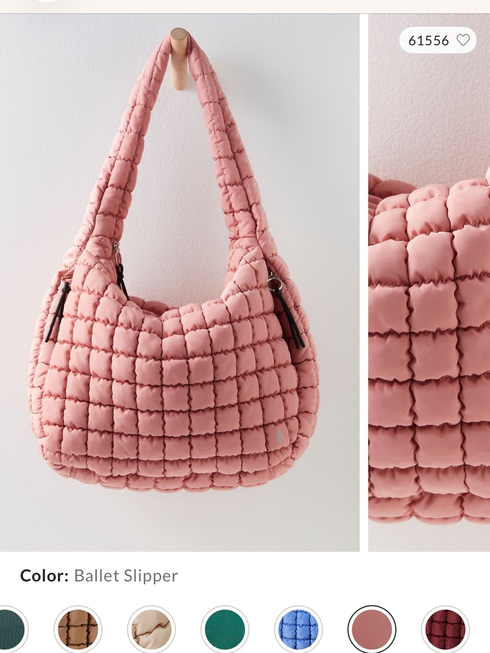 Free People Movement Quilted Caryall Bag- never been used